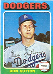 1975 Topps Mini Baseball Cards      220     Don Sutton